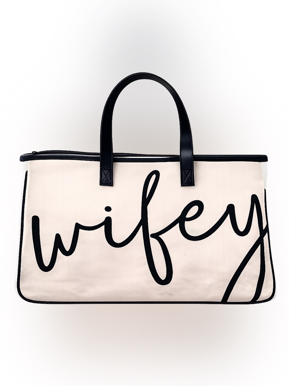 Santa Barbara Design Studio Wifey Canvas Tote Bag Bridal Honeymoon Travel